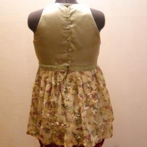 Spring Collection Altered Vintage Mini Dress ,..